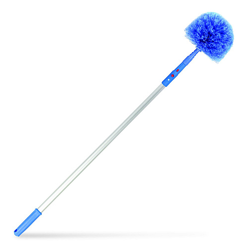 Gritt Commercial Cobweb/Corner Duster Brush with Telescopic Pole, 3 ft to 6 ft Handle (GRI1026F)