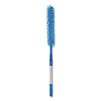 Gritt Commercial Flexible Wand Duster with Microfiber and Chenille Sleeve and 20" Pole (GRI17520I)
