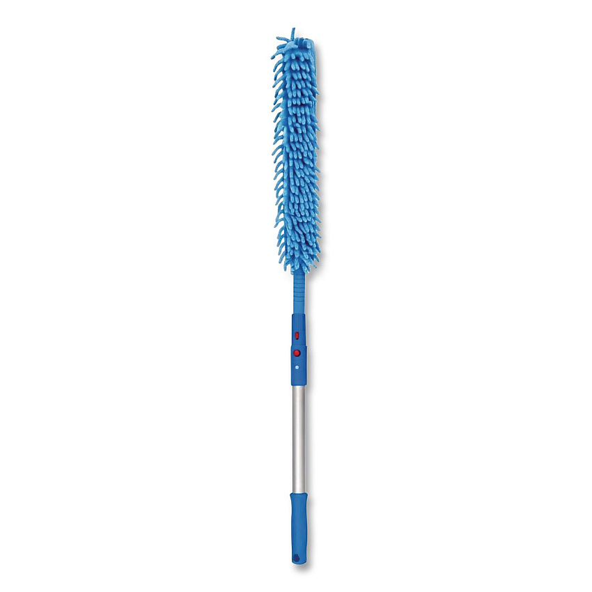 Gritt Commercial Flexible Wand Duster with Microfiber and Chenille Sleeve and 20" Pole (GRI17520I)