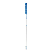 Gritt Commercial Flexible Wand Duster with Microfiber and Chenille Sleeve and 6 ft Telescopic Pole (GRI1756F)