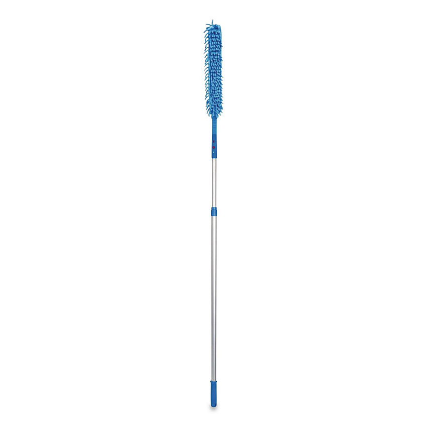 Gritt Commercial Flexible Wand Duster with Microfiber and Chenille Sleeve and 6 ft Telescopic Pole, 2/Kit (GRI1756F2PK)