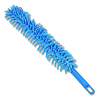Gritt Commercial Flexible Wand Duster with Microfiber and Chenille Sleeve, 22" Length (GRI176)
