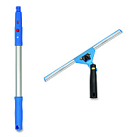 Gritt Commercial Pro Window Washing Kit with Swivel Window Squeegee and 20" Pole, 14" Wide Blade (GRI131)