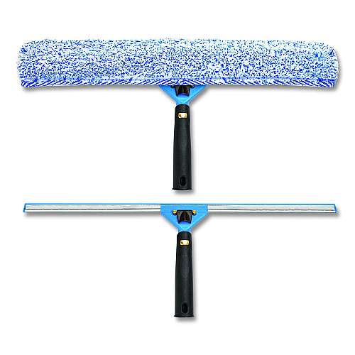 Gritt Commercial Swivel Window Washing Kit with Squeegee and Washer, 18" Wide (GRI13618)