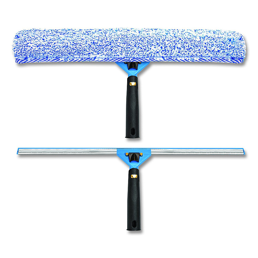 Gritt Commercial Swivel Window Washing Kit with Squeegee and Washer, 18" Wide (GRI13618)