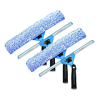 Gritt Commercial Swivel Window Washing Kit with Squeegee and Washer, 14" Wide, 2/Kit (GRI1362PK)