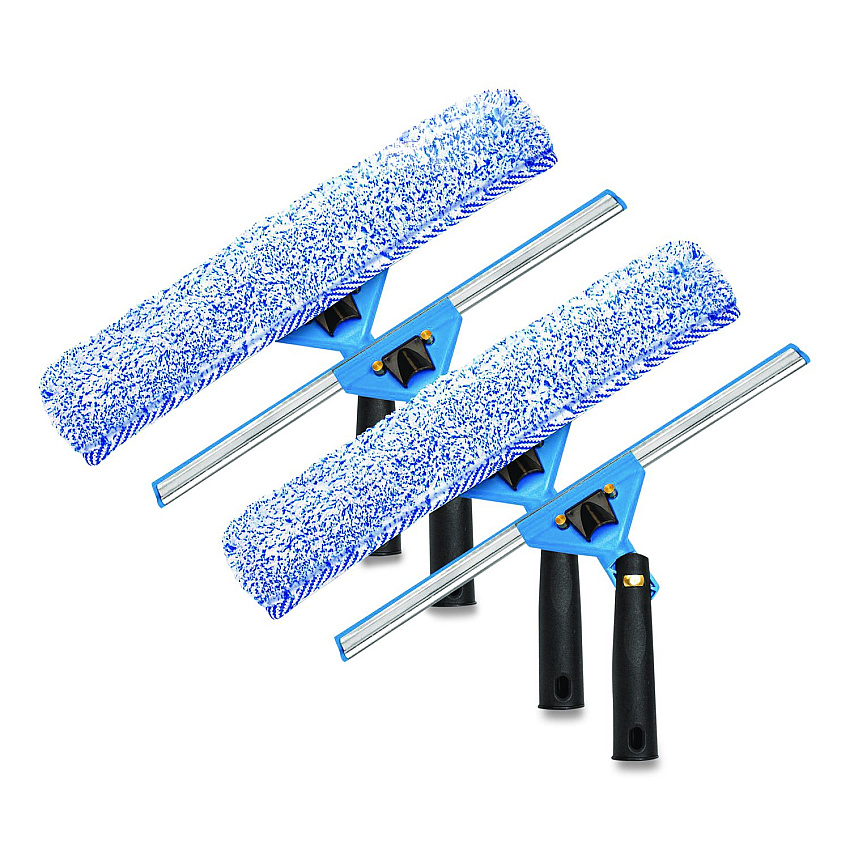 Gritt Commercial Swivel Window Washing Kit with Squeegee and Washer, 14" Wide, 2/Kit (GRI1362PK)