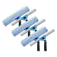 Gritt Commercial Swivel Window Washing Kit with Squeegee and Washer, 14" Wide, 3/Kit (GRI1363PK)