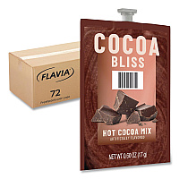 Flavia Cocoa Bliss Hot Chocolate Mix, Chocolate, 72/Carton (48788)
