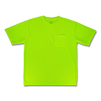 ergodyne GloWear 8092 Non-Certified Essential Hi-Vis T-Shirt, 5X-Large, Lime (21799)