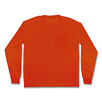 ergodyne GloWear 8093 Non-Certified Essential Hi-Vis Long Sleeve T-Shirt, X-Large, Orange (21825)