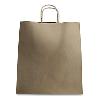 Karat Huntington Paper Shopping Bag, Rope Handles, Large Size, 13.4 x 9.3 x 15.9, Kraft, 200/Carton (FPSB130)