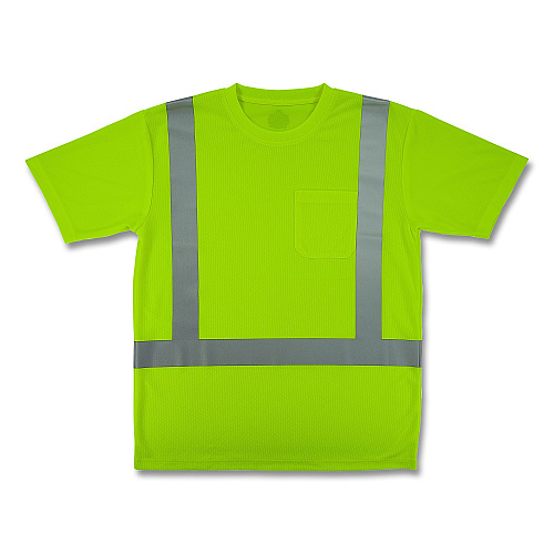 ergodyne GloWear 8282 Class 2 Essential Hi-Vis T-Shirt, 5X-Large, Lime (21839)