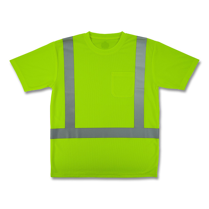 ergodyne GloWear 8282 Class 2 Essential Hi-Vis T-Shirt, 5X-Large, Lime (21839)