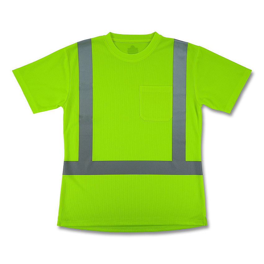 ergodyne GloWear 8274 Class 2 Women's Essential Hi-Vis T-Shirt, 3X-Large, Lime (22077)
