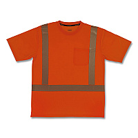 ergodyne GloWear 8292 Class 2 Performance Hi-Vis T-Shirt, X-Large, Orange (22245)