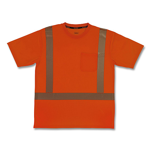 ergodyne GloWear 8292 Class 2 Performance Hi-Vis T-Shirt, X-Large, Orange (22245)