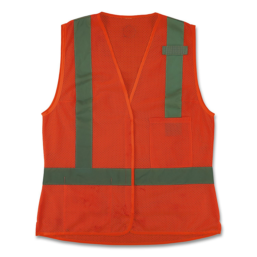 ergodyne GloWear 8210HLW-S Class 2 Women's Hi-Vis Vest with Hook-and-Loop, Polyester, Medium, Orange (22413)