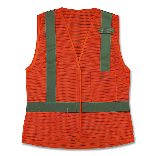 ergodyne GloWear 8210HLW-S Class 2 Women's Hi-Vis Vest with Hook-and-Loop, Polyester, 2X-Large, Orange (22416)