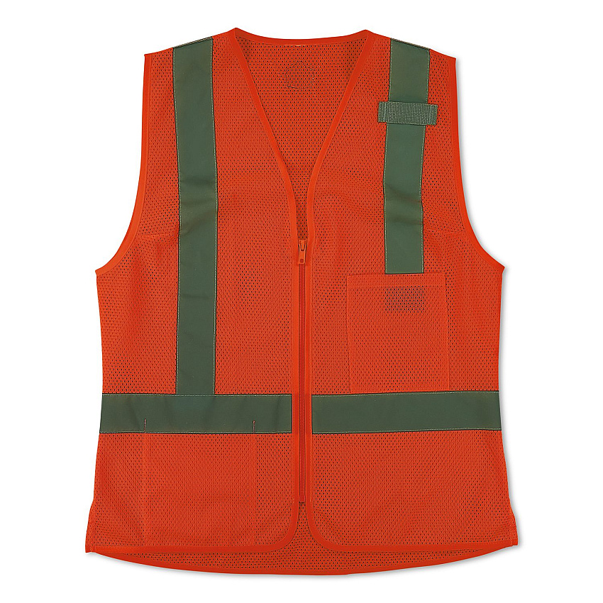 ergodyne GloWear 8210ZW-S Class 2 Women's Hi-Vis Vest with Zipper, Polyester, Medium, Orange (22433)