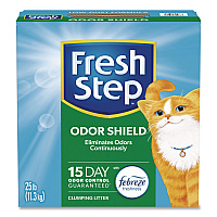 Fresh Step Odor Shield Clumping Litter with Febreze Freshness, 25 lbs (30466)