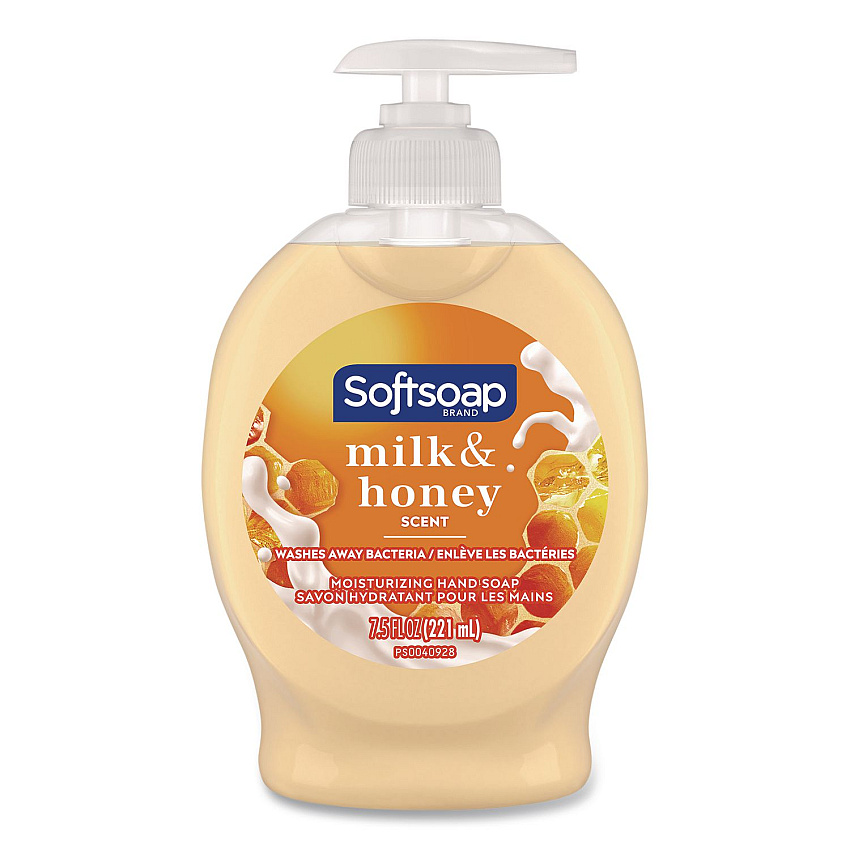 Softsoap Liquid Hand Soap Pumps, Milk and Golden Honey Scent, 7.5 oz Pump Bottle (29094EA)