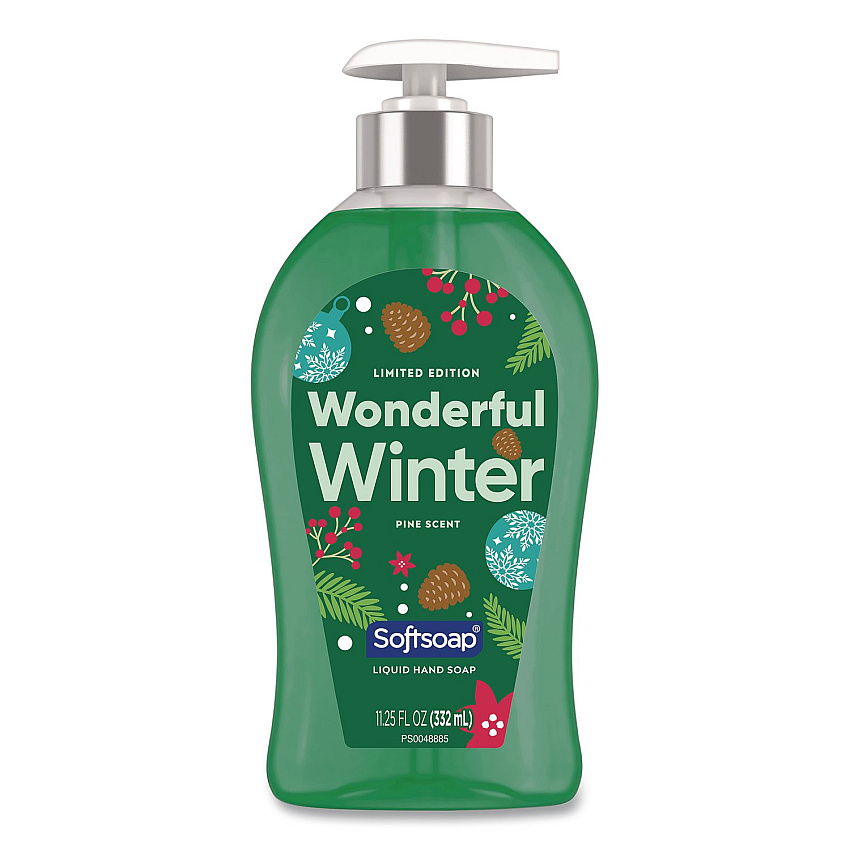 Softsoap Limited Edition Wonderful Winter Liquid Hand Soap, Pine Scent, 11.25 oz Pump Bottle (61023766)