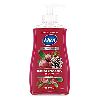 Dial Antibacterial Liquid Hand Soap, Limited Edition, Frosted Cranberry and Pine Scent, 11 oz Pump Bottle (1700035953)