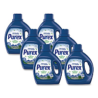 Purex Mountain Breeze Liquid Laundry Detergent, 58 Loads, 66 oz Bottle, 6/Carton (05589CT)