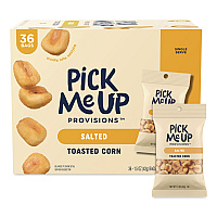 Pick Me Up Provisions Salted Toasted Corn, 1.5 oz Packet, 36/Box (PM63393)