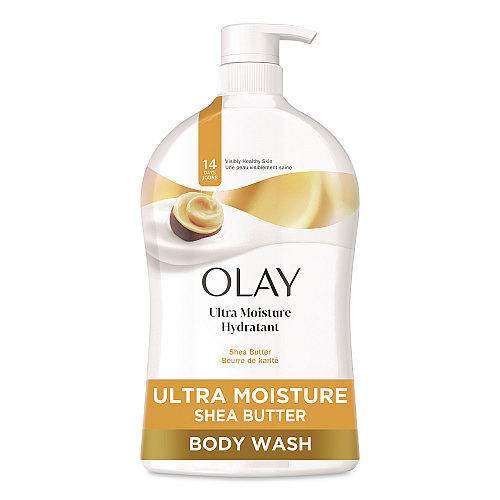 Olay Ultra Moisture Body Wash, Shea Butter Scent, 33 oz Pump Bottle (97494)