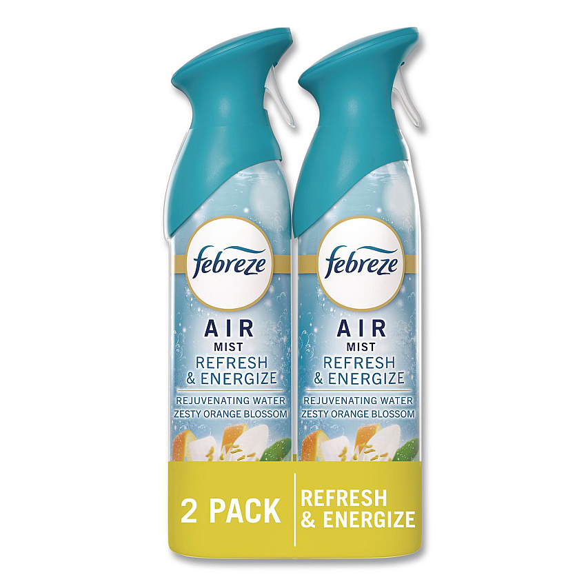 Febreze AIR, Refresh and Energize, 8.1 oz, Aerosol Spray, 2/Pack (2040991926)