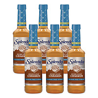Splenda Sugar-Free Coffee Syrup, Brown Sugar Cinnamon, 25.4 oz Bottle, 6/Carton (HFP00696)