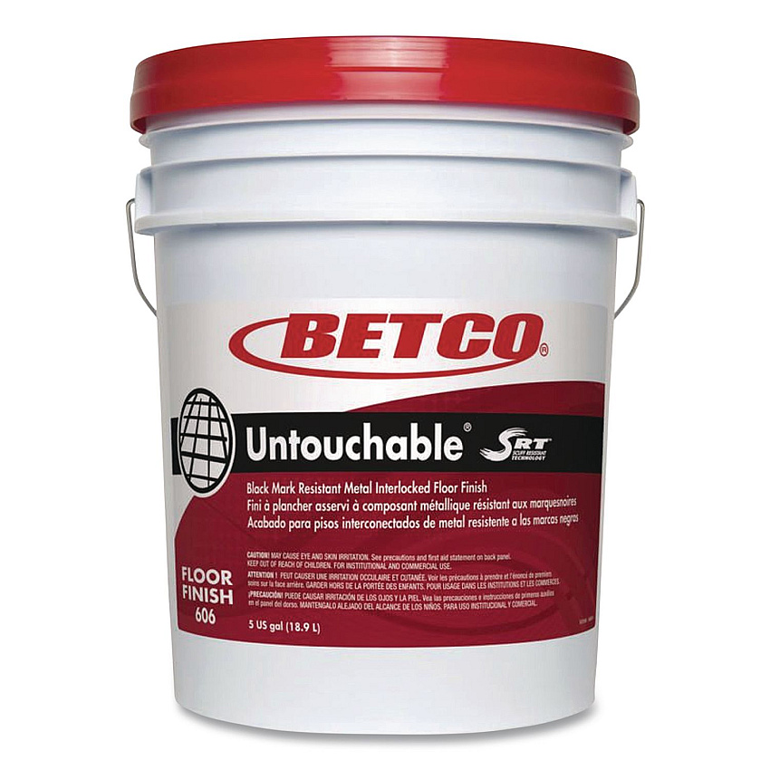 Betco Untouchable Floor Finish with SRT, 5 gal Pail (6060500)