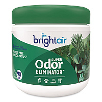 Bright Air Super Odor Eliminator, Forest Pine and Eucalyptus, 14 oz Jar (901277)