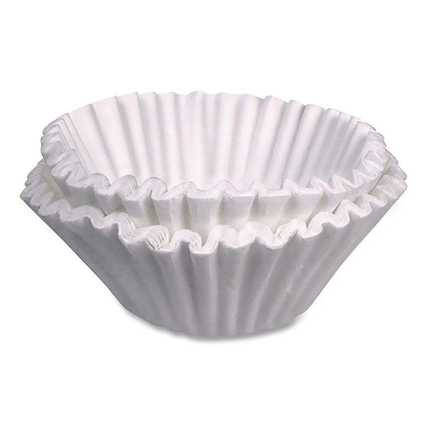 BUNN Coffee Filters, 12 Cup Size, Flat Bottom, 500/Bag, 2 Bags/Carton (BUN05313)