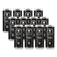 Death Wish Coffee Original Latte Cold Brew Coffee, 11 oz Can, 12/Carton (EWC34446)