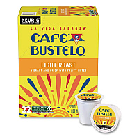 Cafe Bustelo Light Roast Coffee K-Cup, 22/Box (5000389553)
