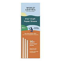 World Centric Kraft Paper Straws, 8
