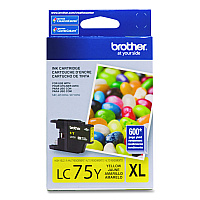 Brother LC75YS Innobella High-Yield Ink, 600 Page-Yield, Yellow