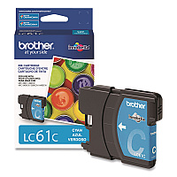 Brother LC61CS Innobella Ink, 325 Page-Yield, Cyan