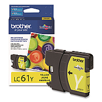 Brother LC61YS Innobella Ink, 325 Page-Yield, Yellow