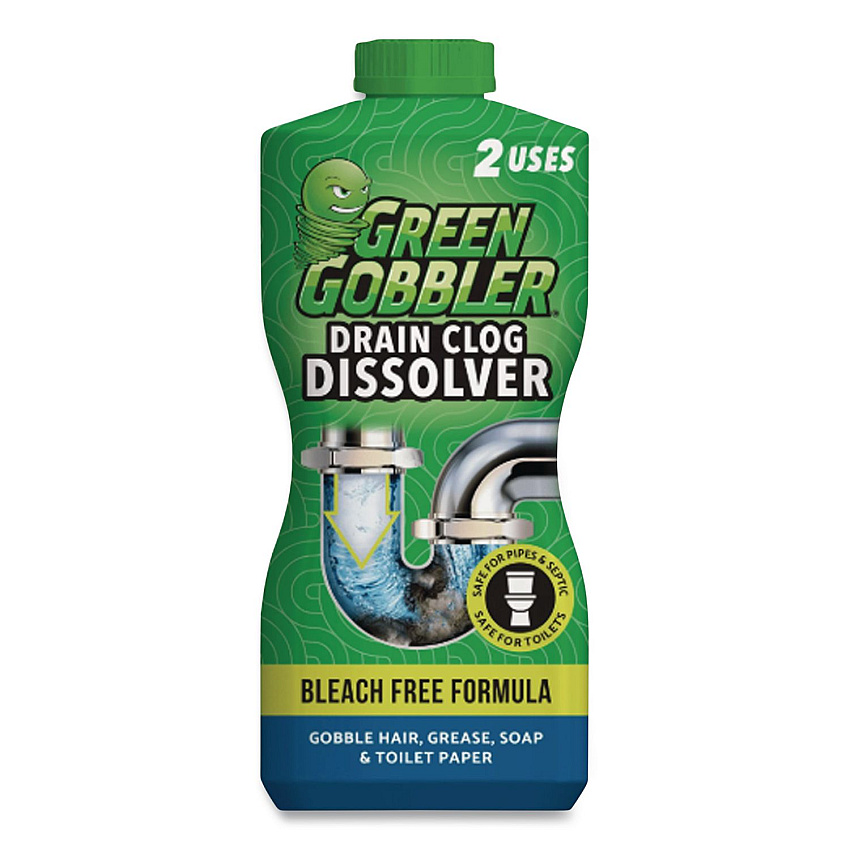 WEIMAN Green Gobbler Drain Clog Dissolver, 31 oz Bottle (G8015J)