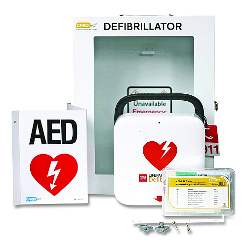 CARDIACT LIFEPAK CR2 Fully-Automatic, USB, English, Handle, Standard Cabinet (CAP11CR2)