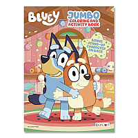 Bendon Bluey Jumbo Coloring and Activity Book, Ages 3 and Up, 64 Pages (63350)