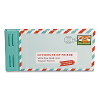 Chronicle Books Guided Journal: Letters to My Friend, Multicolor Cover, (12) 4.25 x 8 Sheets (978145215943)