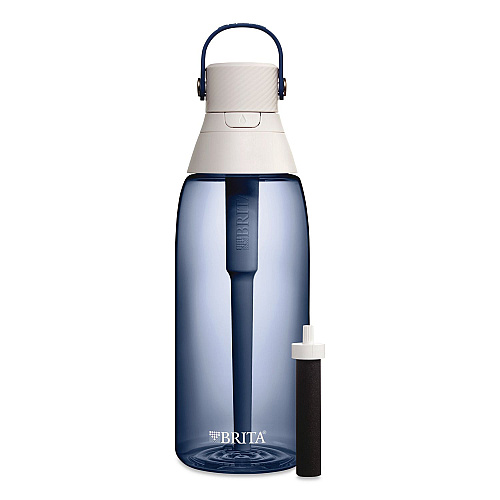 Brita Plastic Filtered Water Bottle, 36 oz, Night Sky (36465)