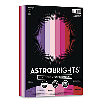 Astrobrights Color Cardsrock - "Love Letters" Assortment, 65 lb Weight, 8.5.x 11, Assorted, 150 Sheets (98252)