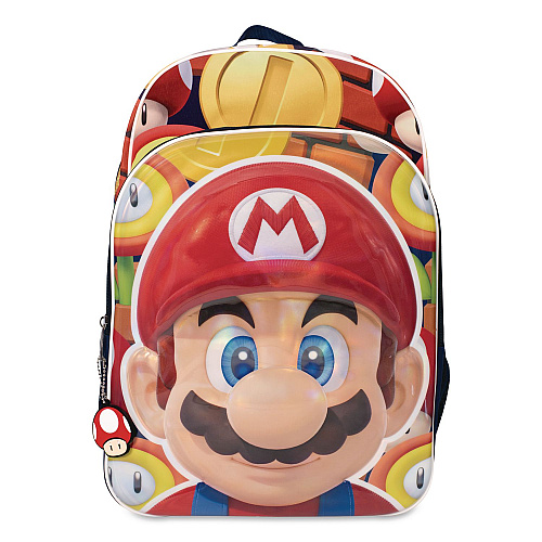 Accessory Innovations Super Mario Backpack, 12 x 5 x 16, Multicolor (S21NN47437FR)