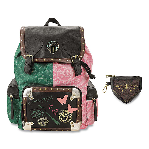 Bioworld Wicked Backpack, Fits Devices Up to 15.9", 11 x 7 x 17, Multicolor (BPA858TWKDPP)